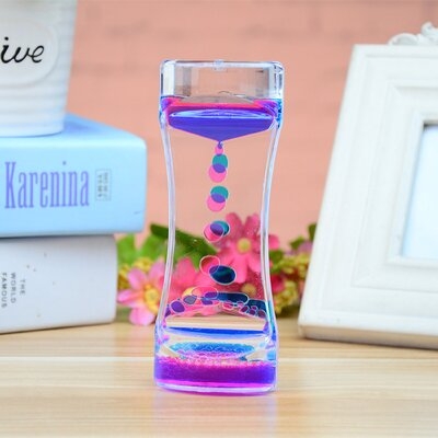 Shailene Fun Classic Fidget Sensory Toy Liquid Oil Bubbler Motion Timer Hourglass Autism - Image 0