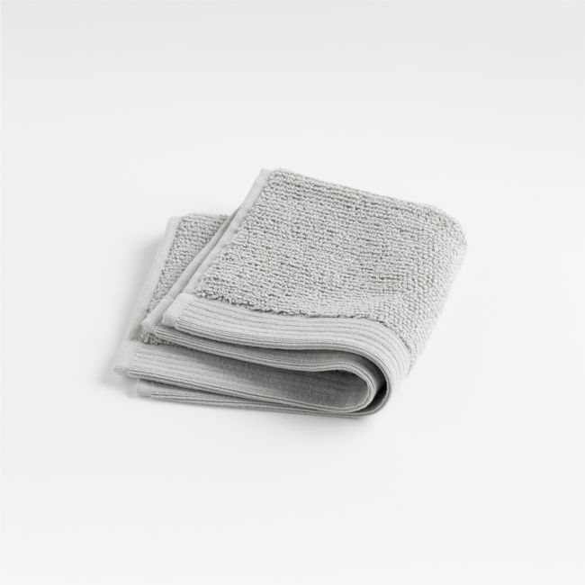 Ash Antimicrobial Organic Cotton Washcloth - Image 0