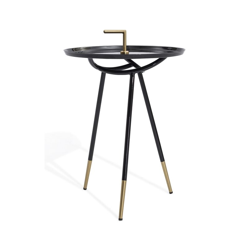 Bellini Modern Living Flare End Table Color: Black - Image 0