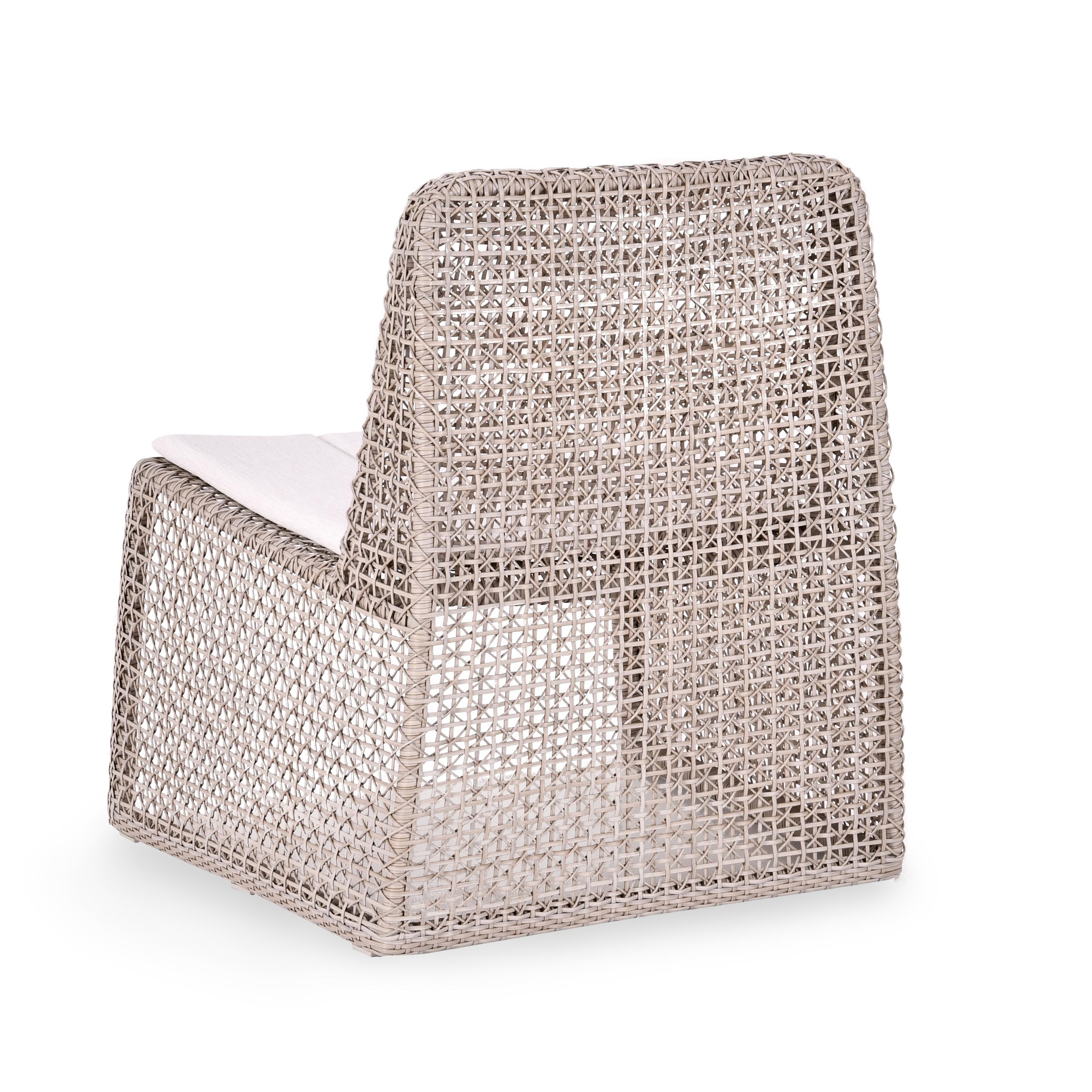 Michelle Outdoor Accent Chair Linen - Image 3
