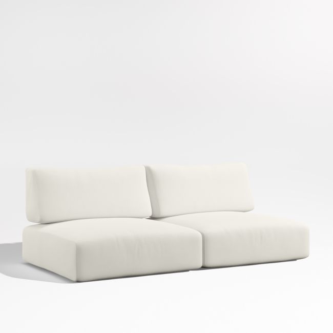 Mallorca Canvas Natural Sunbrella ® Outdoor Sofa Cushion - Image 0