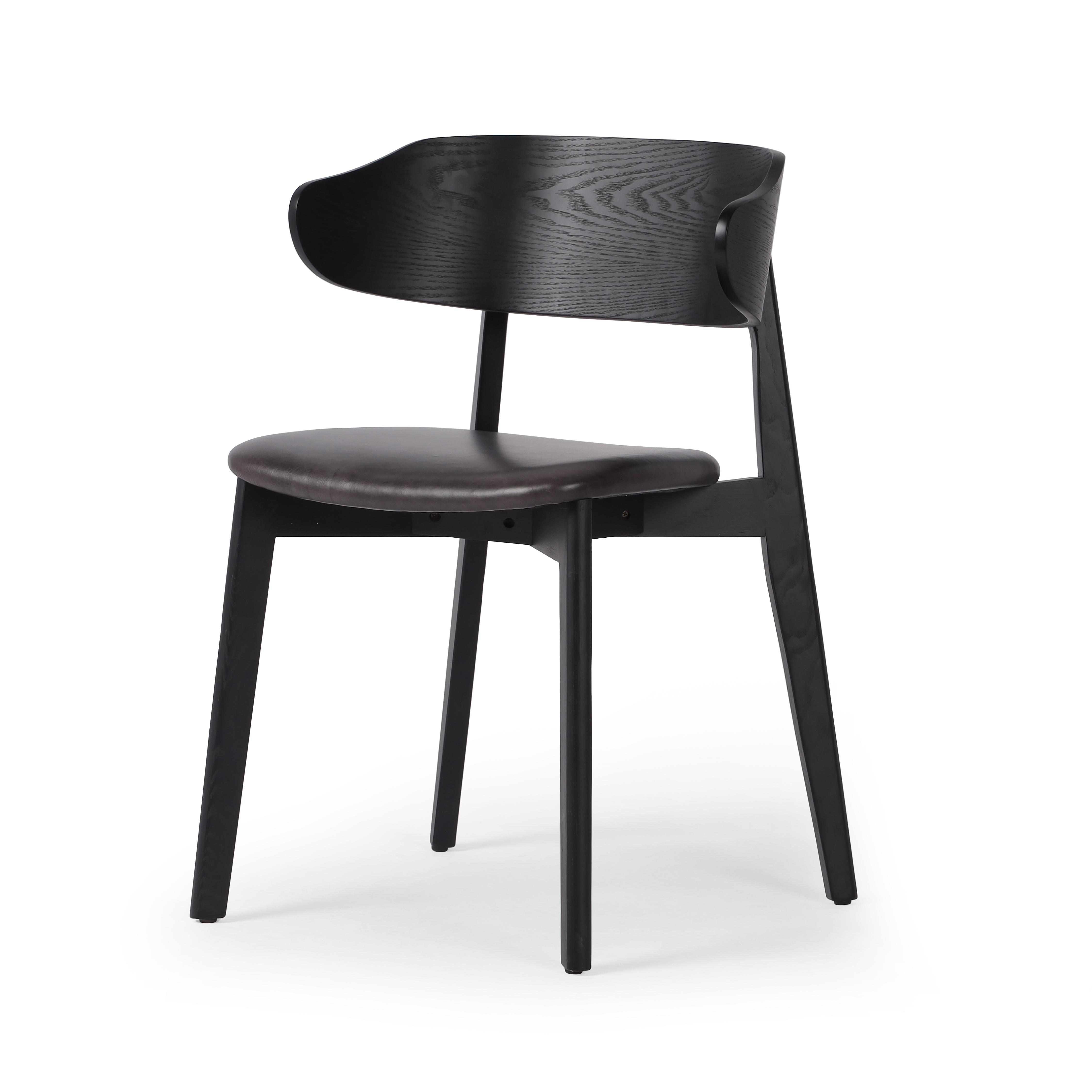 Franco Upholstered Din Chair-Snm Blk - Image 0