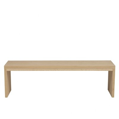 Kadon Two Seat Wood Bench - Image 0