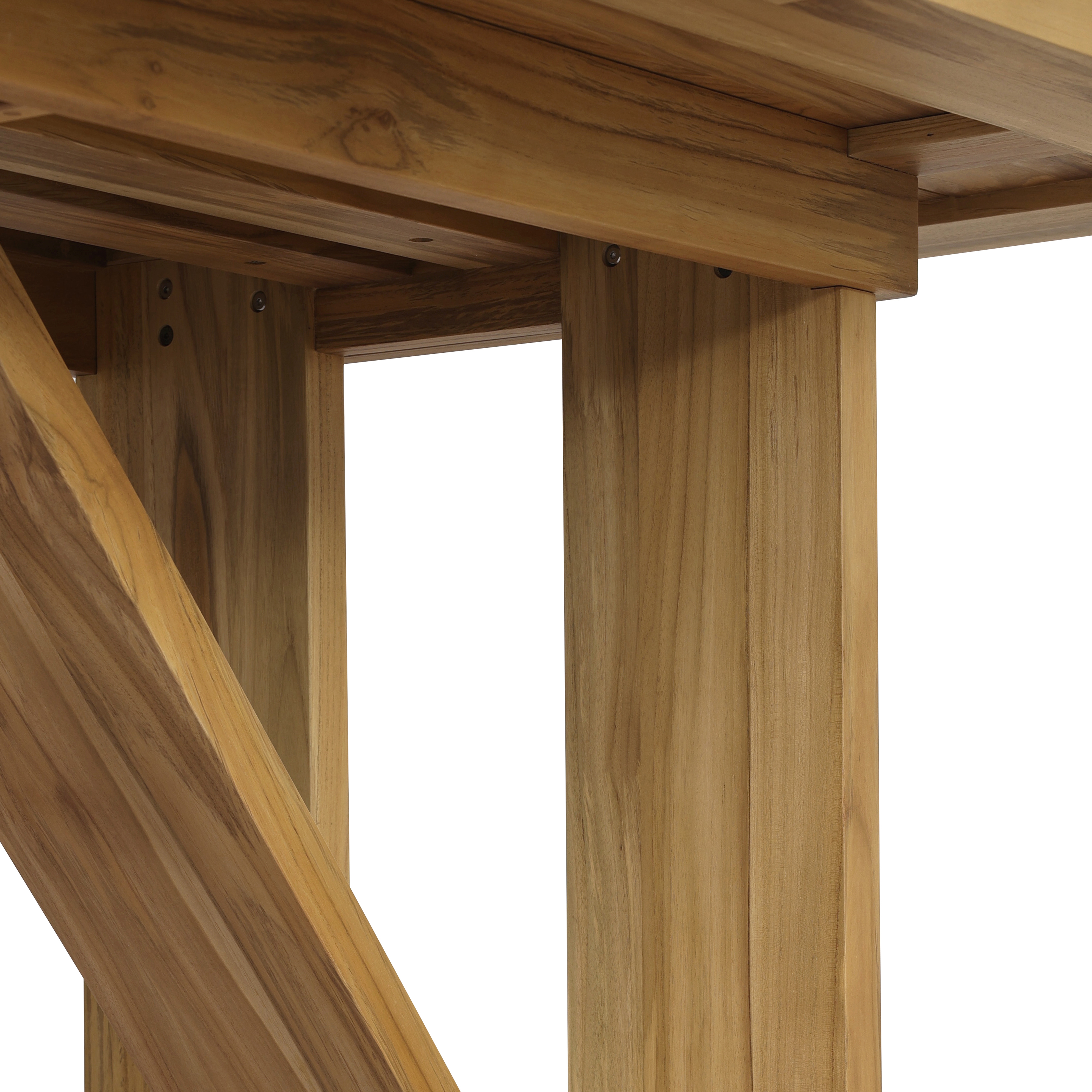 Enders Outdoor Dining Table-Ntrl-Fsc - Image 6
