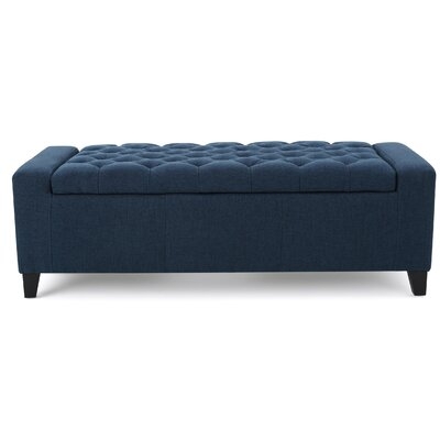 Loni Upholstered Flip Top Storage Bench - Image 0