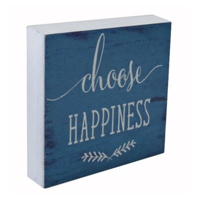 Home Decorative Table Top Art - "Choose Happiness" - Image 0