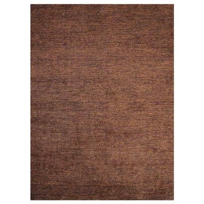 Masie Hand-Knotted Brown Area Rug - Image 0