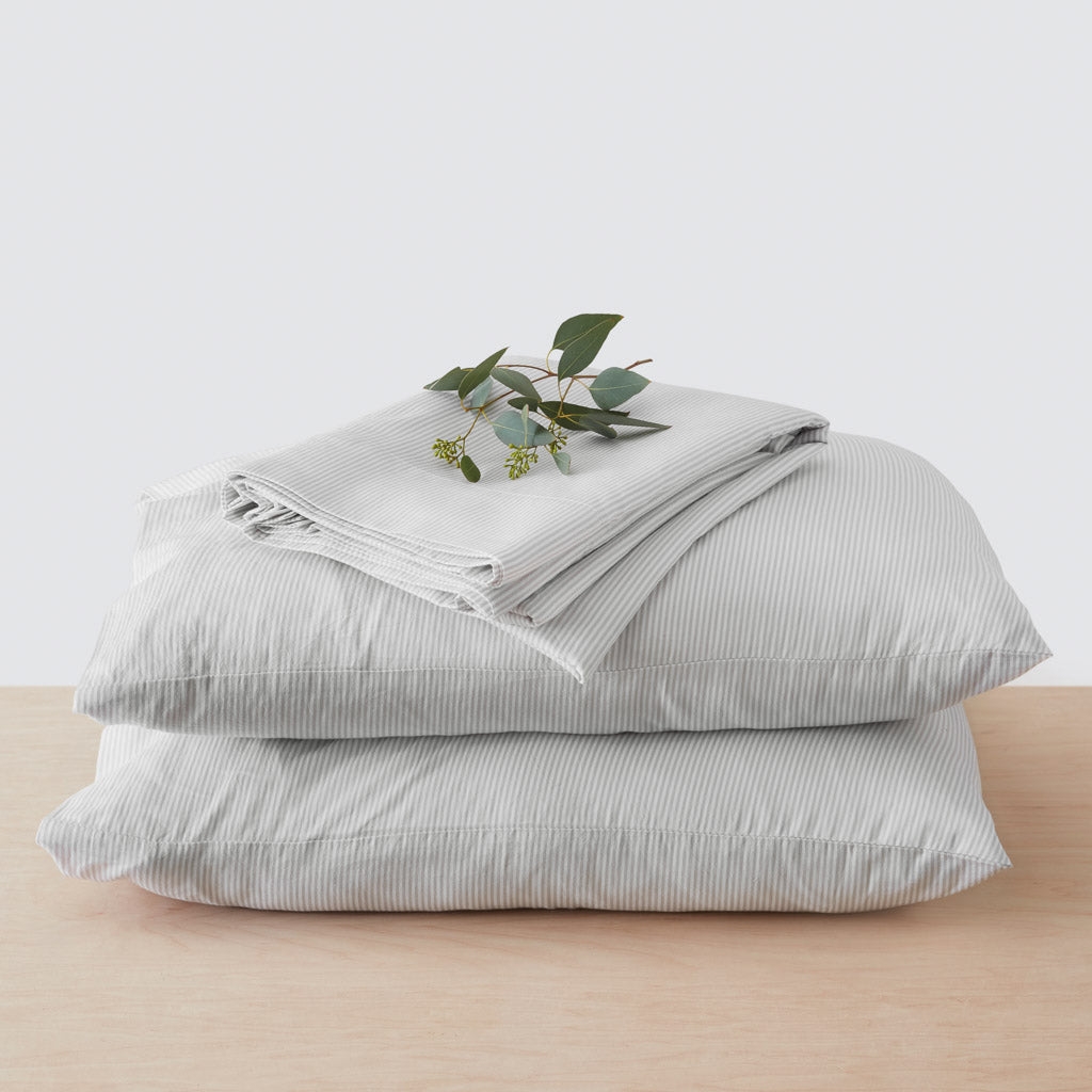 The Citizenry Organic Resort Cotton Bed Sheet Set | Full | White - Image 10