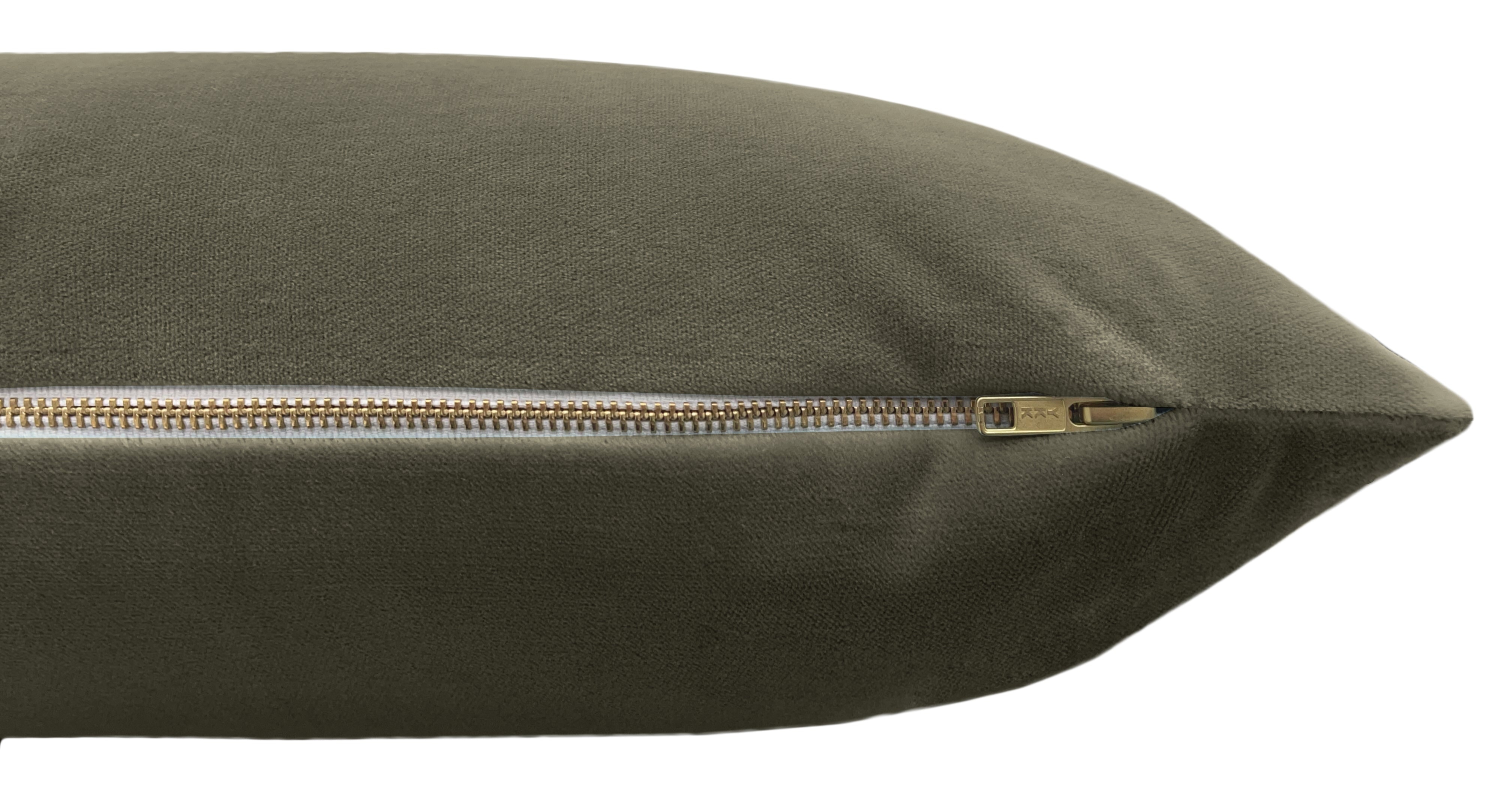 THE XL LUMBAR :: SOCIETY VELVET // GREY - BY THE YARD - Image 1