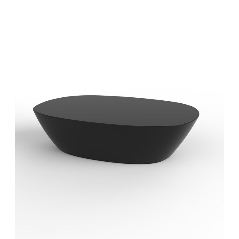 Vondom Sabinas Plastic Coffee Table Color: Black - Image 0