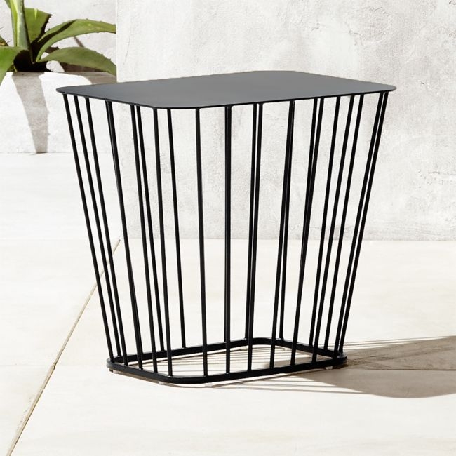 Black Wire Side Table - SHIPS LATE FEB. - Image 0