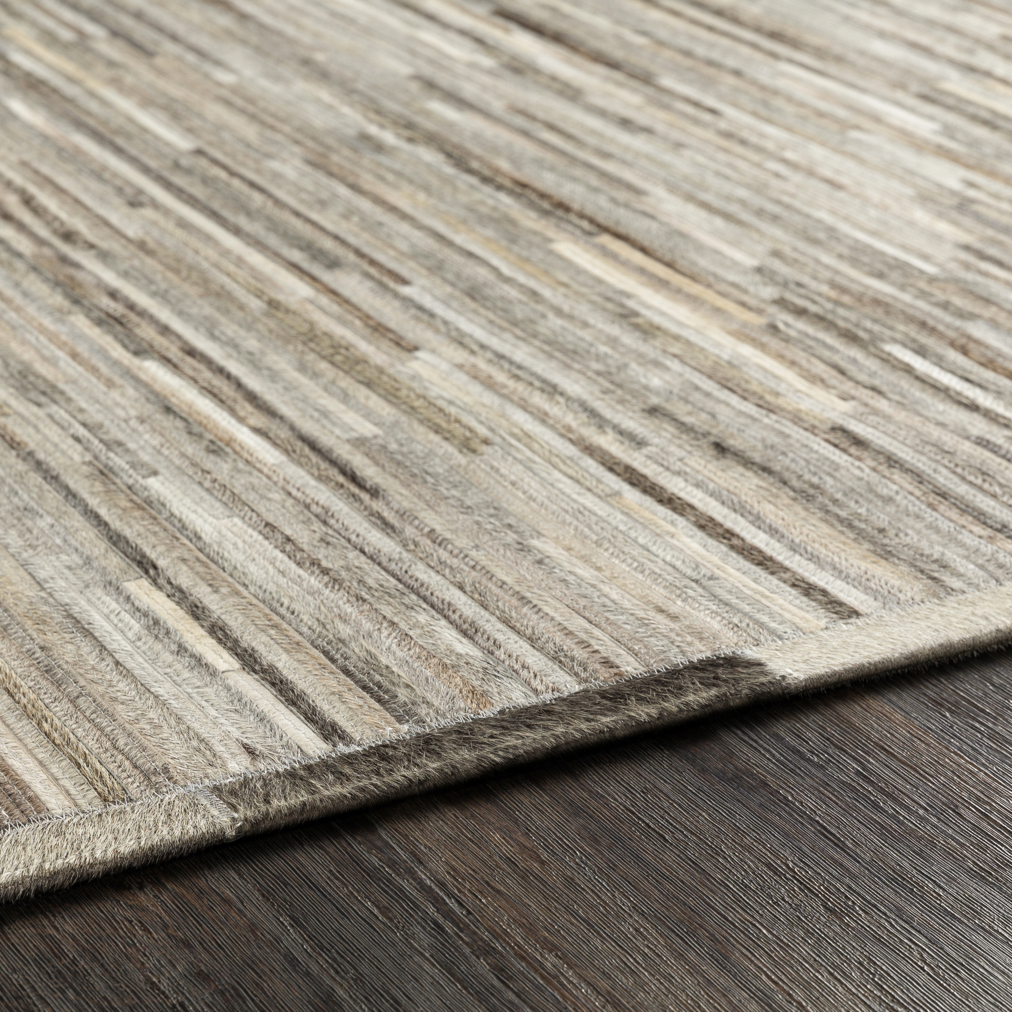 Zander Gray Indoor 2' x 3' Handmade Rug - Image 3