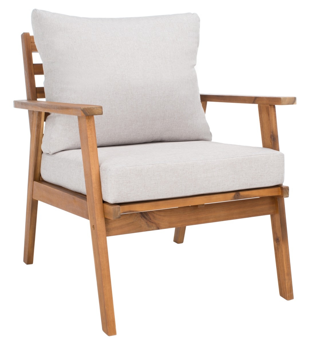 Castalia 4 Pc Outdoor Living Se - Natural/Light Grey - Safavieh - Image 5