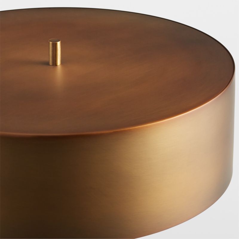 Zain Brushed Brass Metal Adjustable Floor Lamp 65" - Image 3