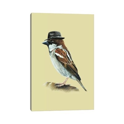 Italian Sparrow by Mikhail Vedernikov - Wrapped Canvas Gallery-Wrapped Canvas Giclée - Image 0
