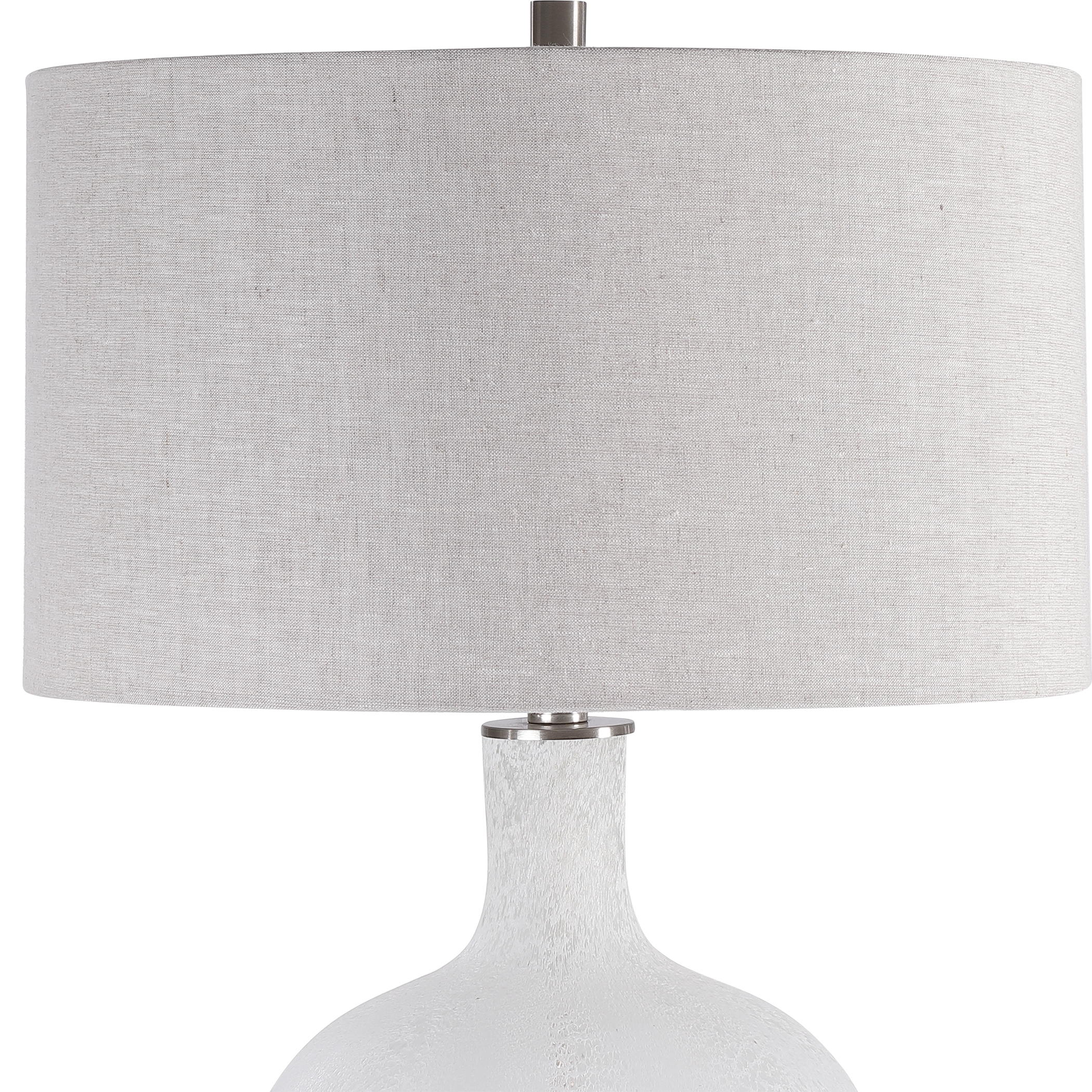 Whiteout Mottled Glass Table Lamp - Image 3