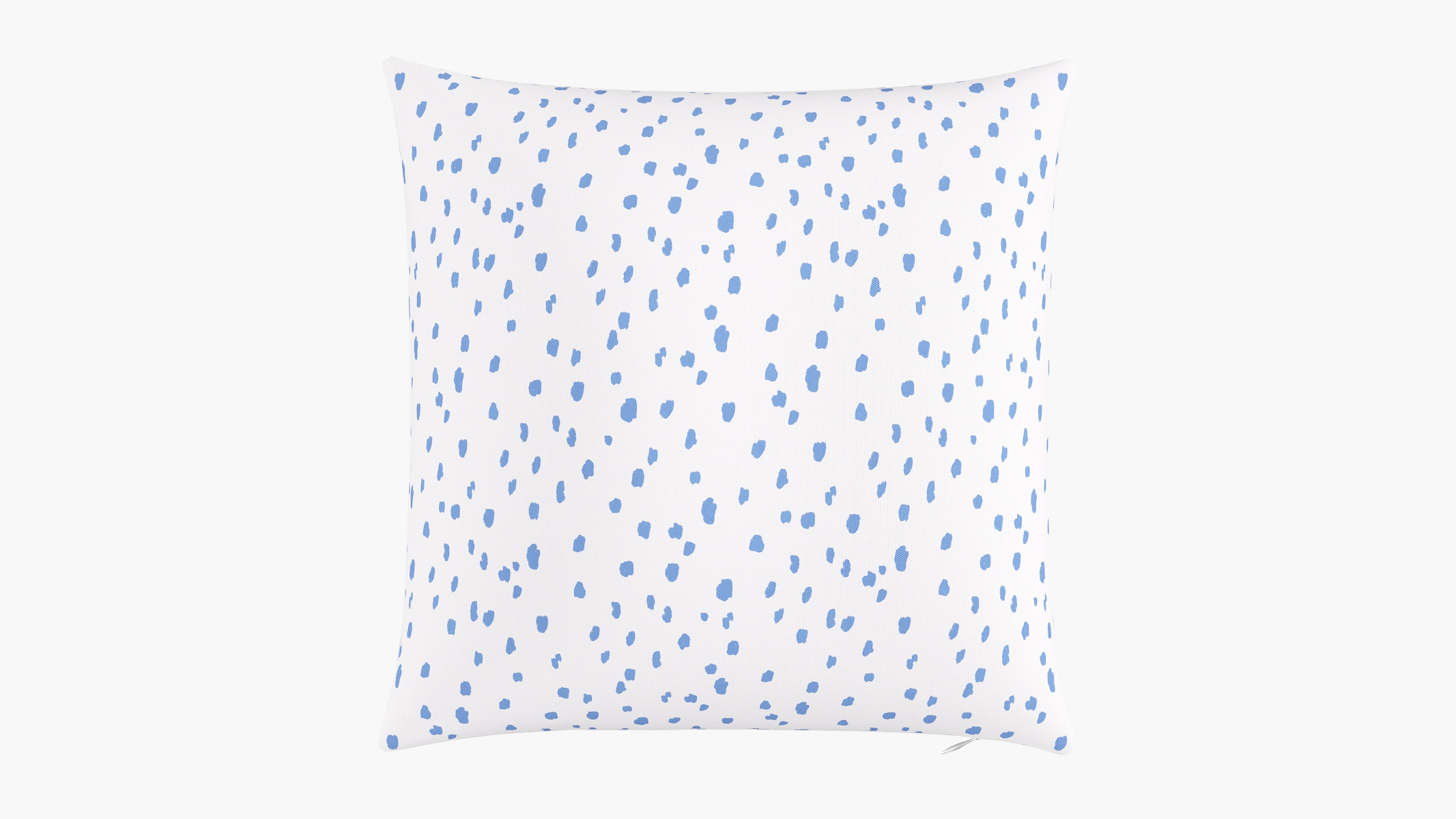 Outdoor 20" Throw Pillow, Blue Dalmatian, 20" x 20" - Image 0