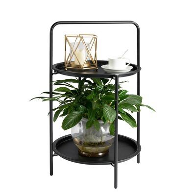 Gazella Tray Top End Table with Storage - Image 0