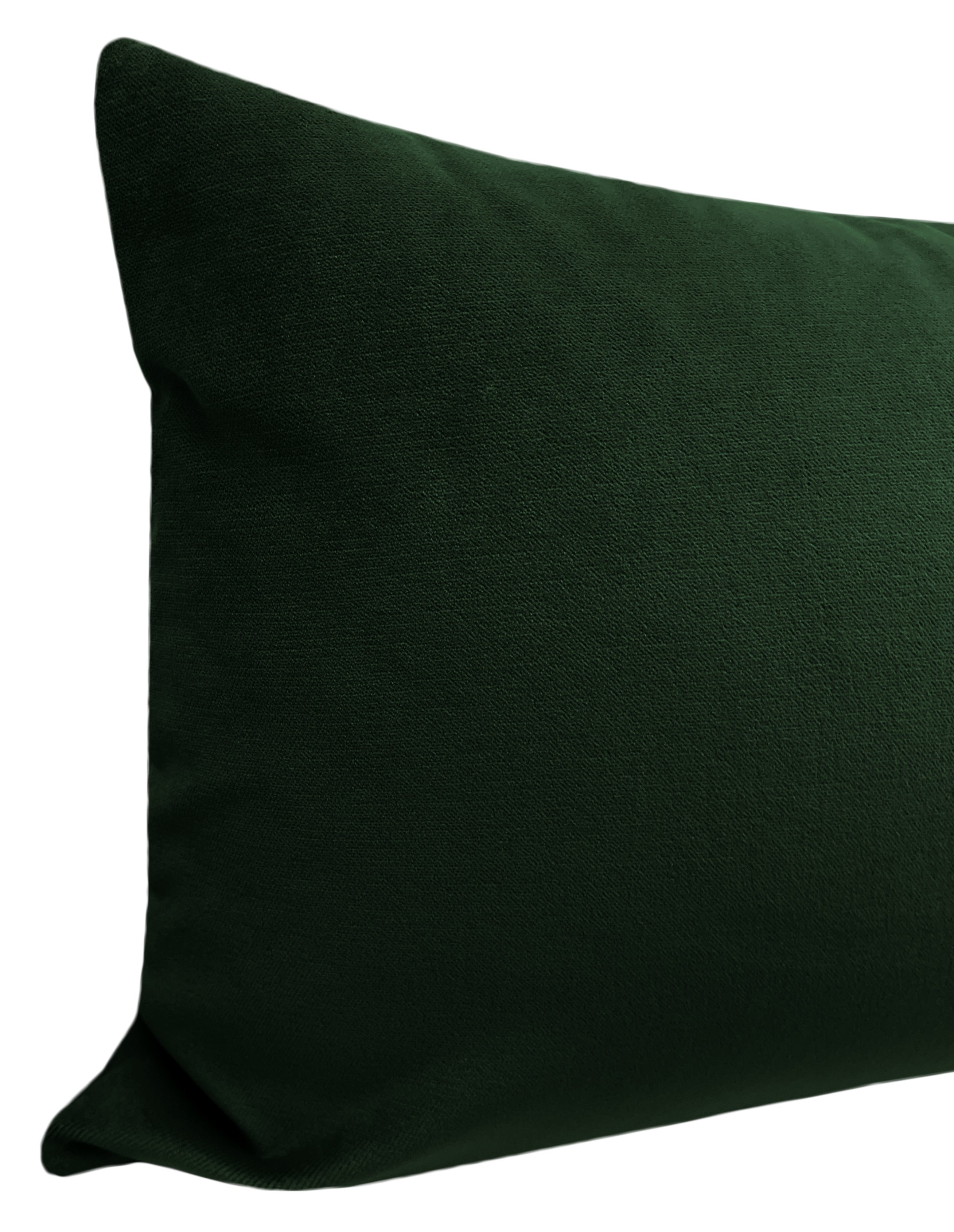 THE XL LUMBAR :: SOCIETY VELVET // EMERALD - 14" X 48" - Image 4