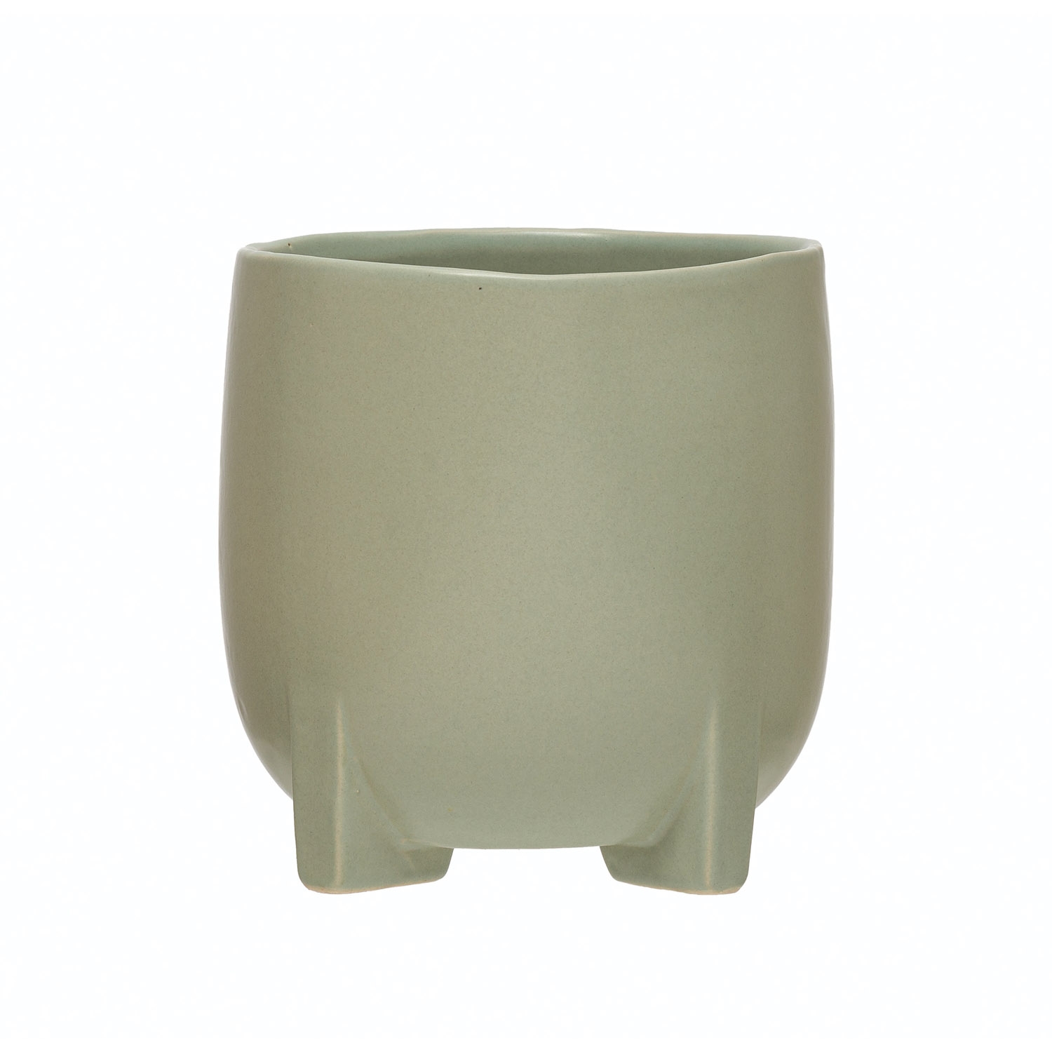 Stoneware Footed Planter - Image 0