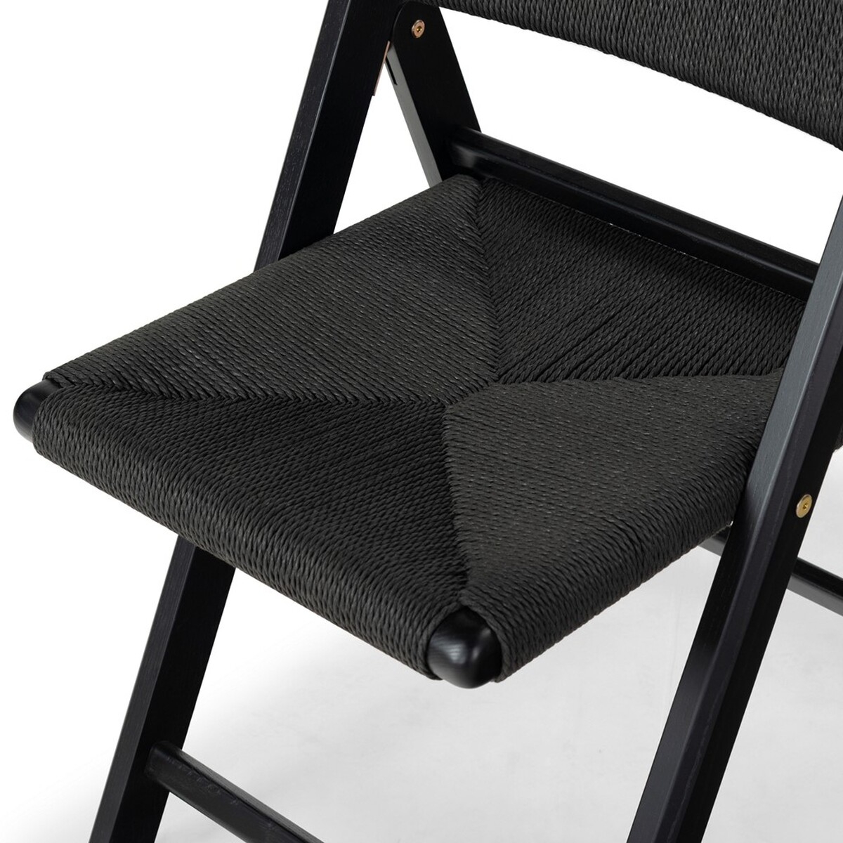 Shaylie Folding Dining Chair - Black - Image 2