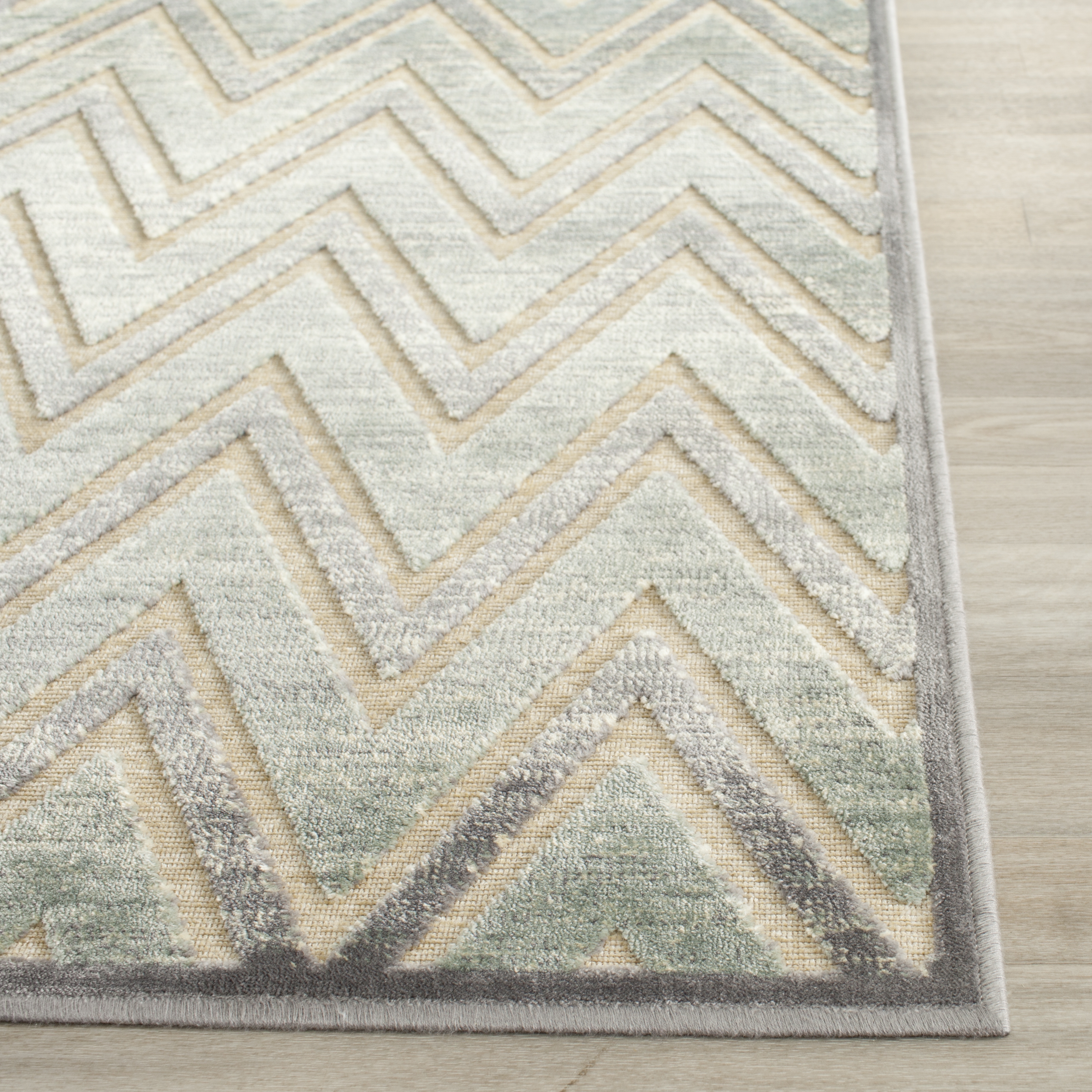 Arlo Home Woven Area Rug, PAR356-2740, Grey/Multi,  2' 7" X 4' - Image 2