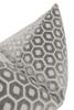 Paloma Cut Velvet Pillow Cover, Gray, 18" x 18" - Image 3