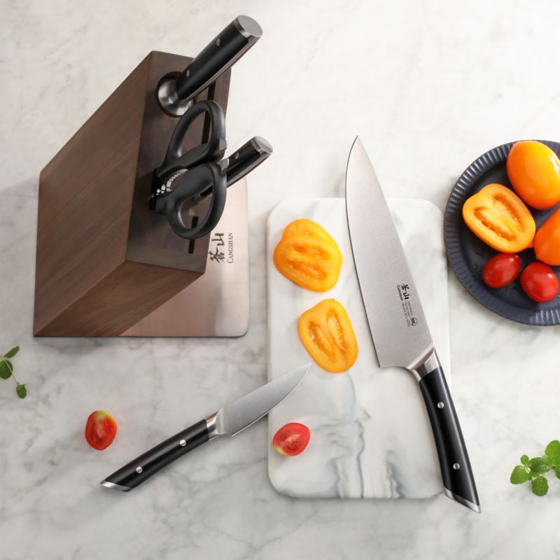 Cangshan ® Helena 6-Piece HUA Black Knife Block Set - Image 4