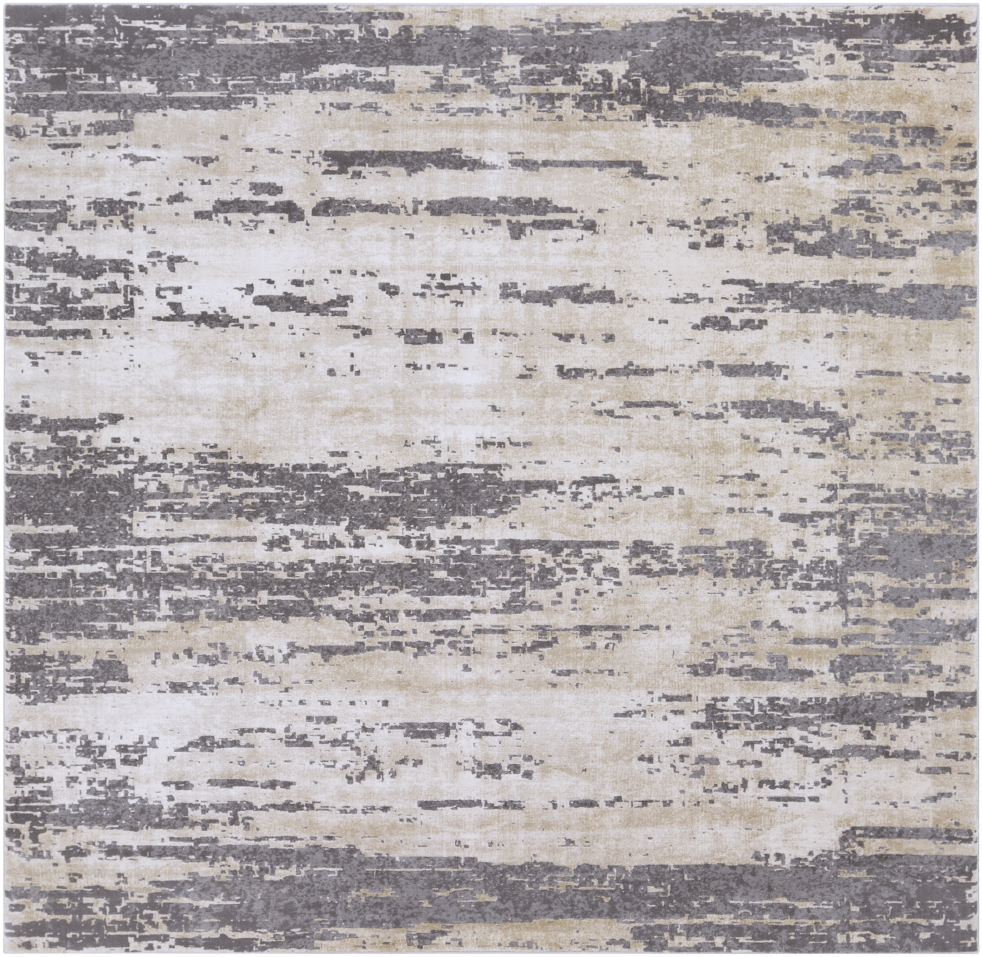 Tibetan Beige Indoor 7'10" x 7'10" Machine Woven Rug - Image 0