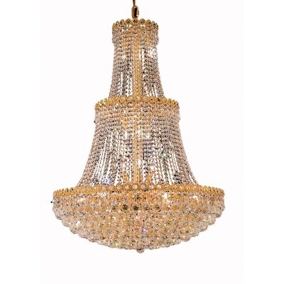Zoila 26 - Light Unique Empire Chandelier with Crystal Accents - Image 0