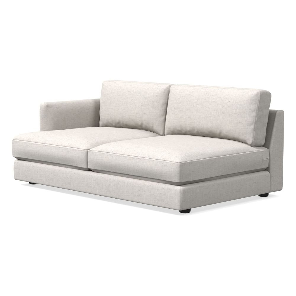 Haven Left Arm 2.5 Seater Sofa, Trillium , Performance Coastal Linen, White, Concealed Supports - Image 0