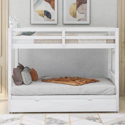 Havant Twin Over Twin Expandable To King Bunk Bed with Trundle - Image 0