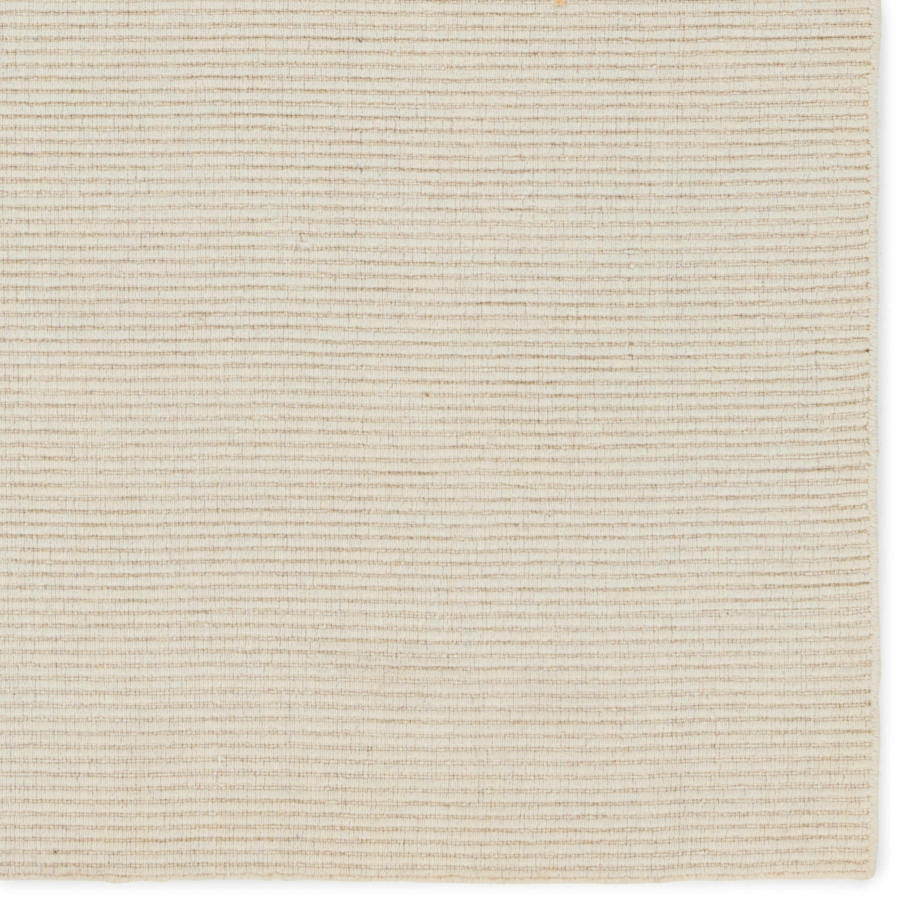 Shyre Handmade Solid Cream Area Rug (6'X9') - Image 3