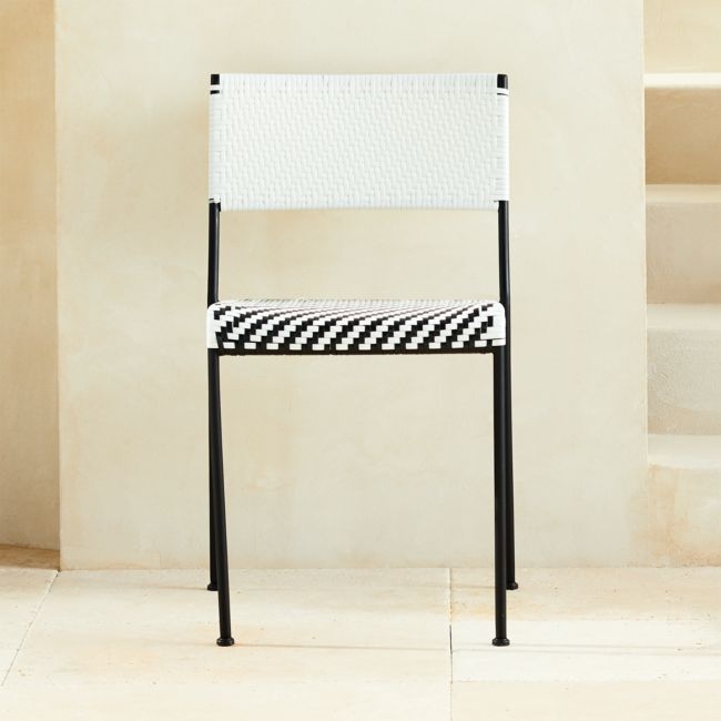 Condesa Woven Outdoor Dining Chair - Image 0