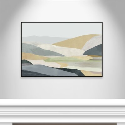 Warm Hills I - Floater Frame Canvas - Image 0