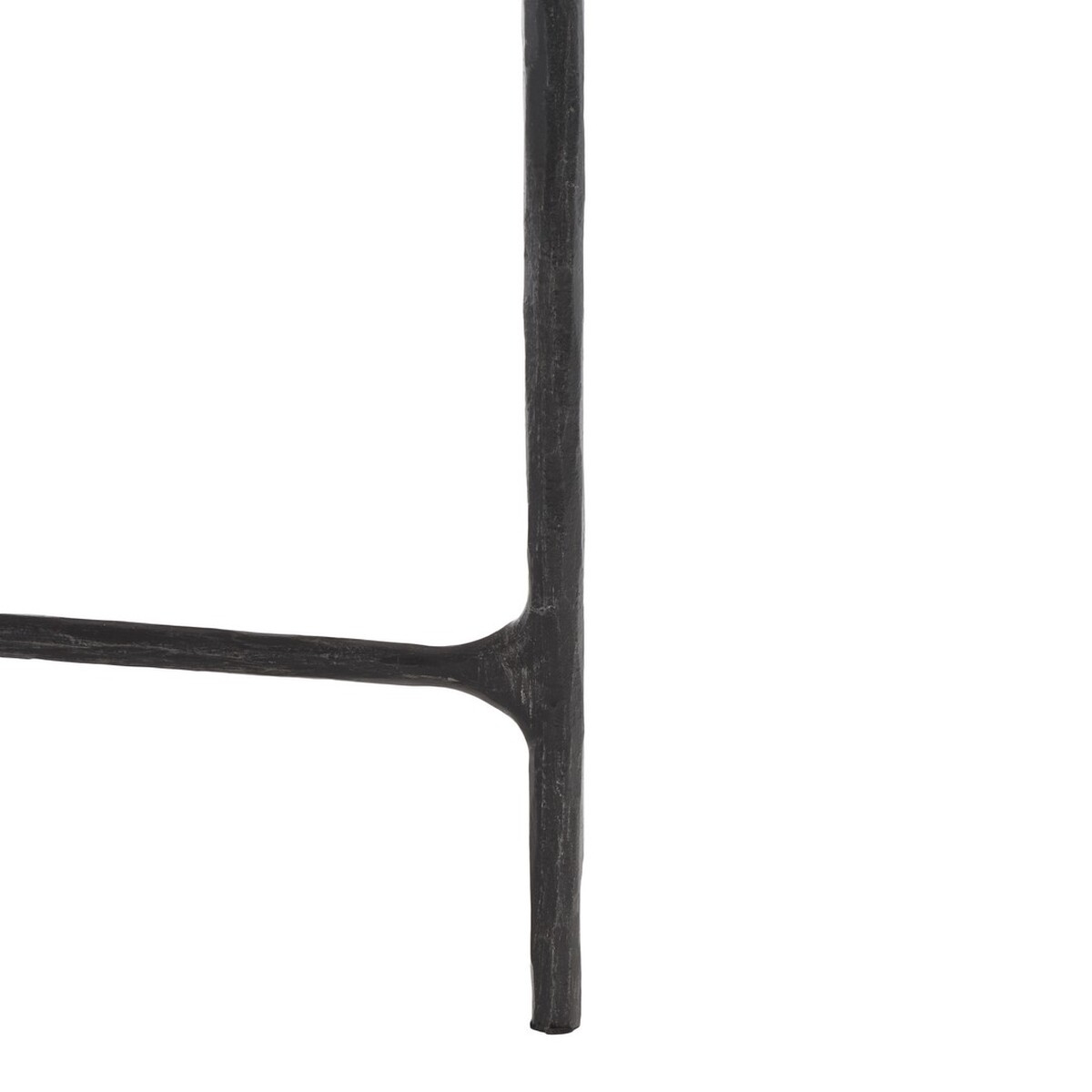 Jessa Round Metal Coffee Table - Black - Image 3