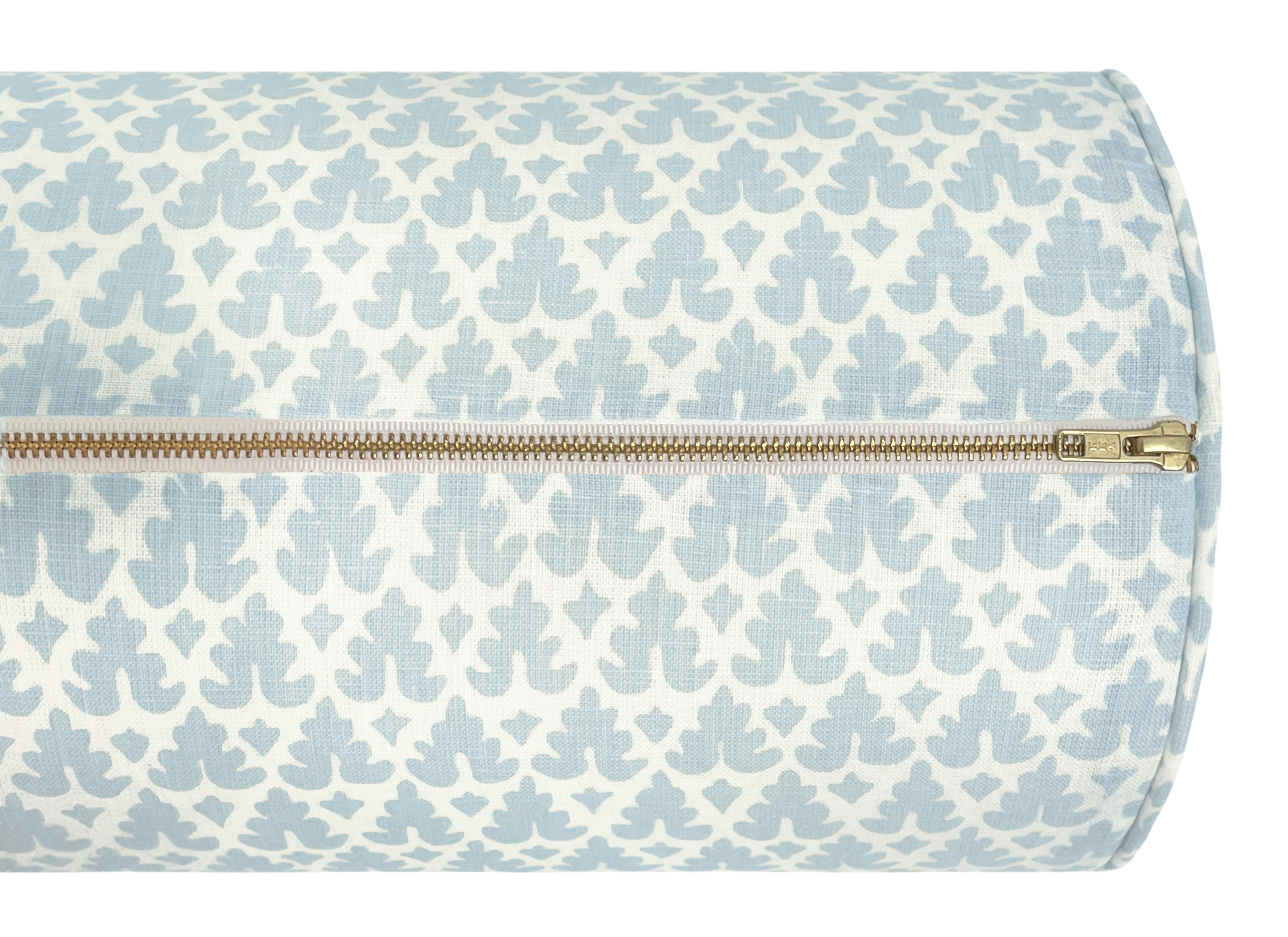 THE BOLSTER :: VOLPI // SOFT WINDSOR BLUE  | QUADRILLE - TWIN // 9" X 24" - Image 3