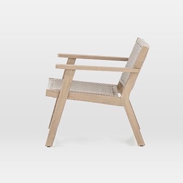 Catania Outdoor Rope Chair, Weathered Brown - Image 3