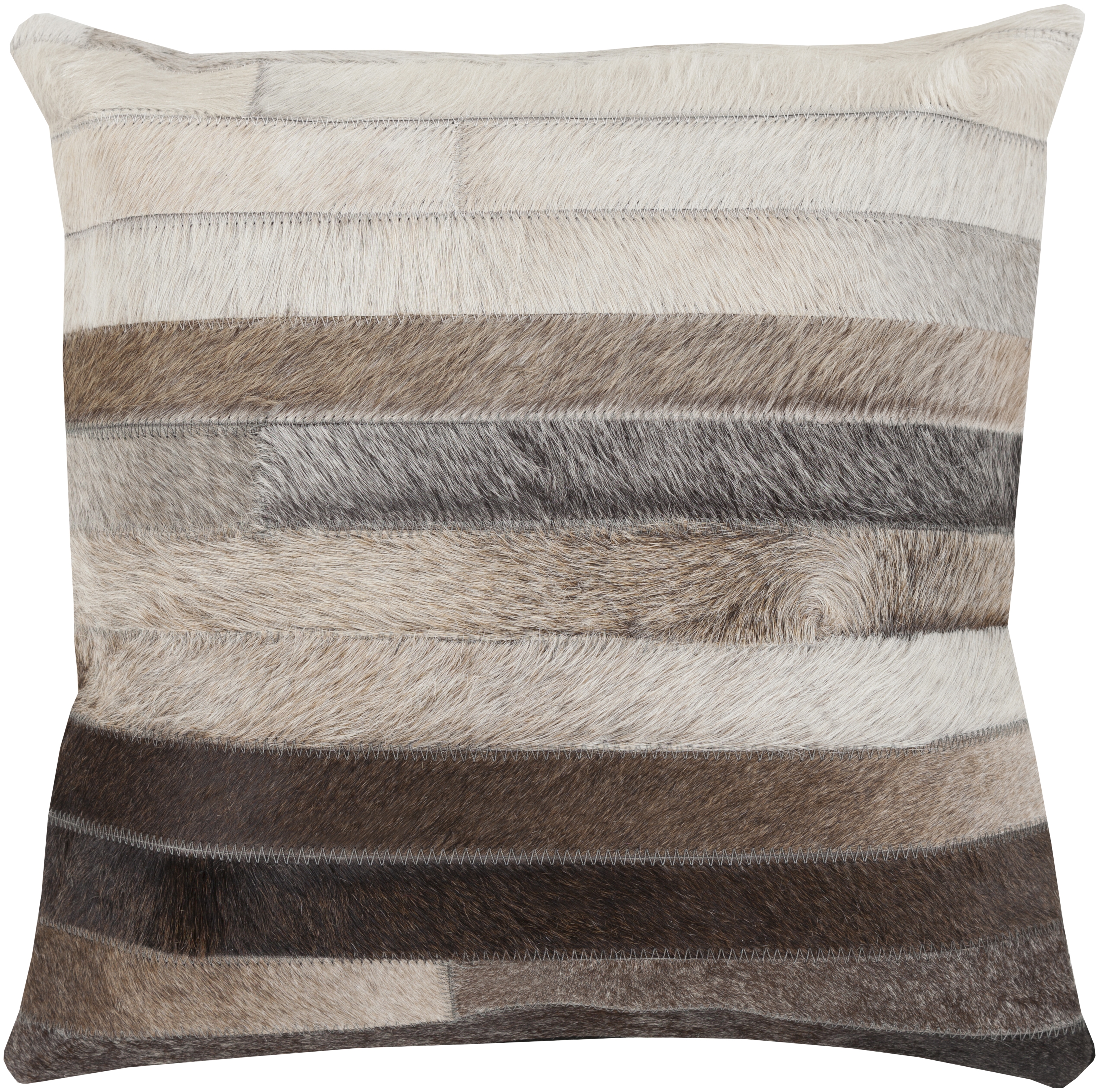 Trail Throw Pillow, 18" x 18", with down insert - Image 0