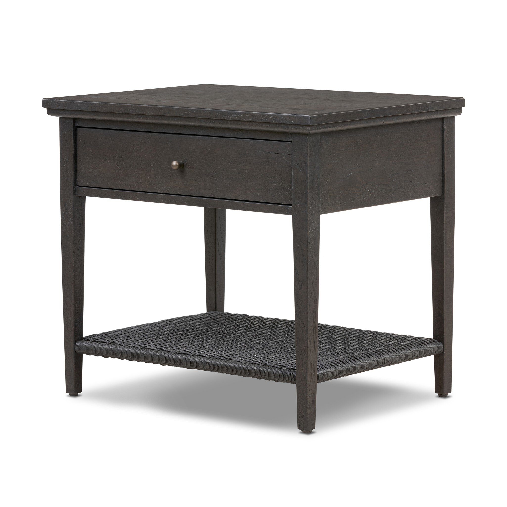 Mott Nightstand - Smoked Black Veneer by Amber Lewis x Four Hands - Image 1