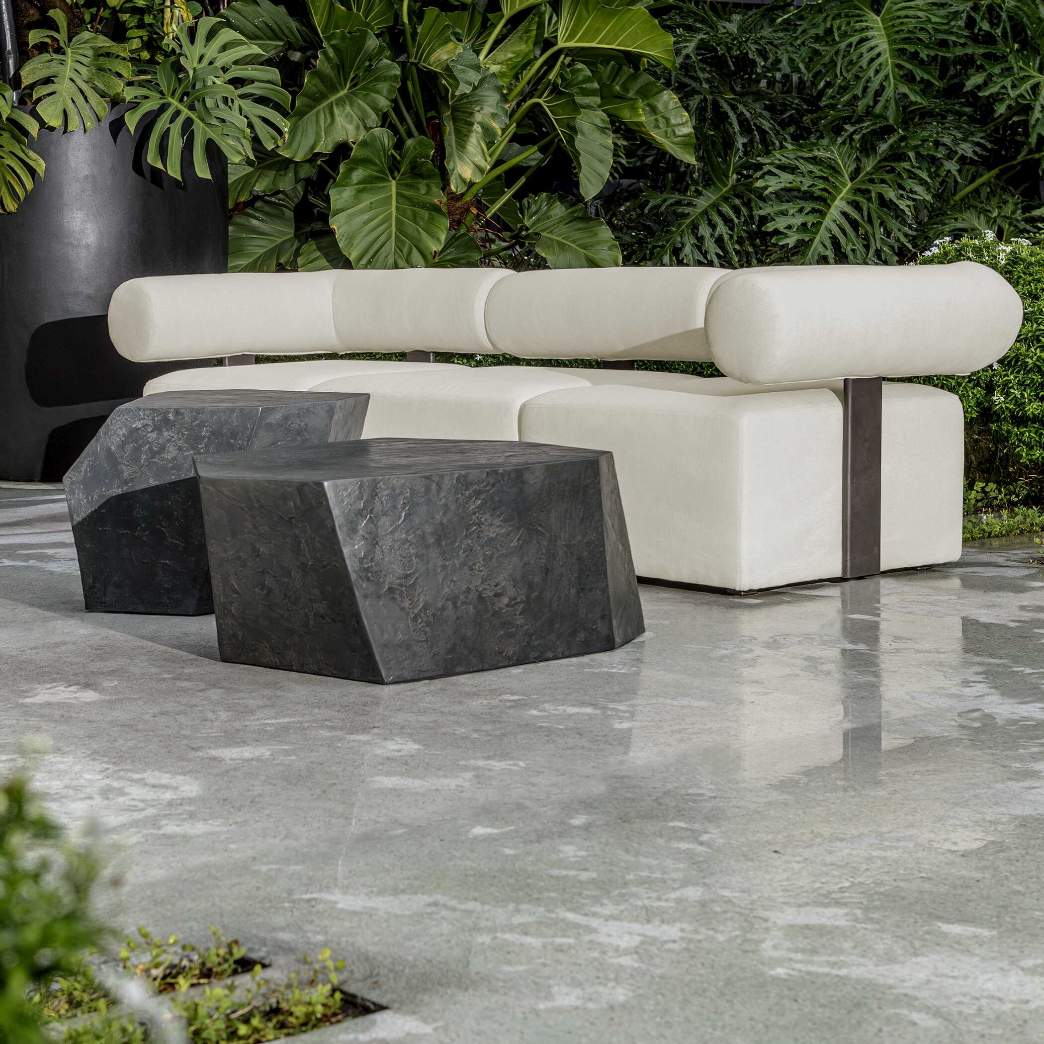 Parra Slate Outdoor Coffee Table - Image 3