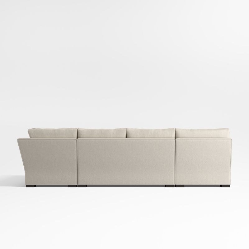Axis Classic Bench 4-Piece Corner Sectional Sofa with Chaise Lounge - Image 3