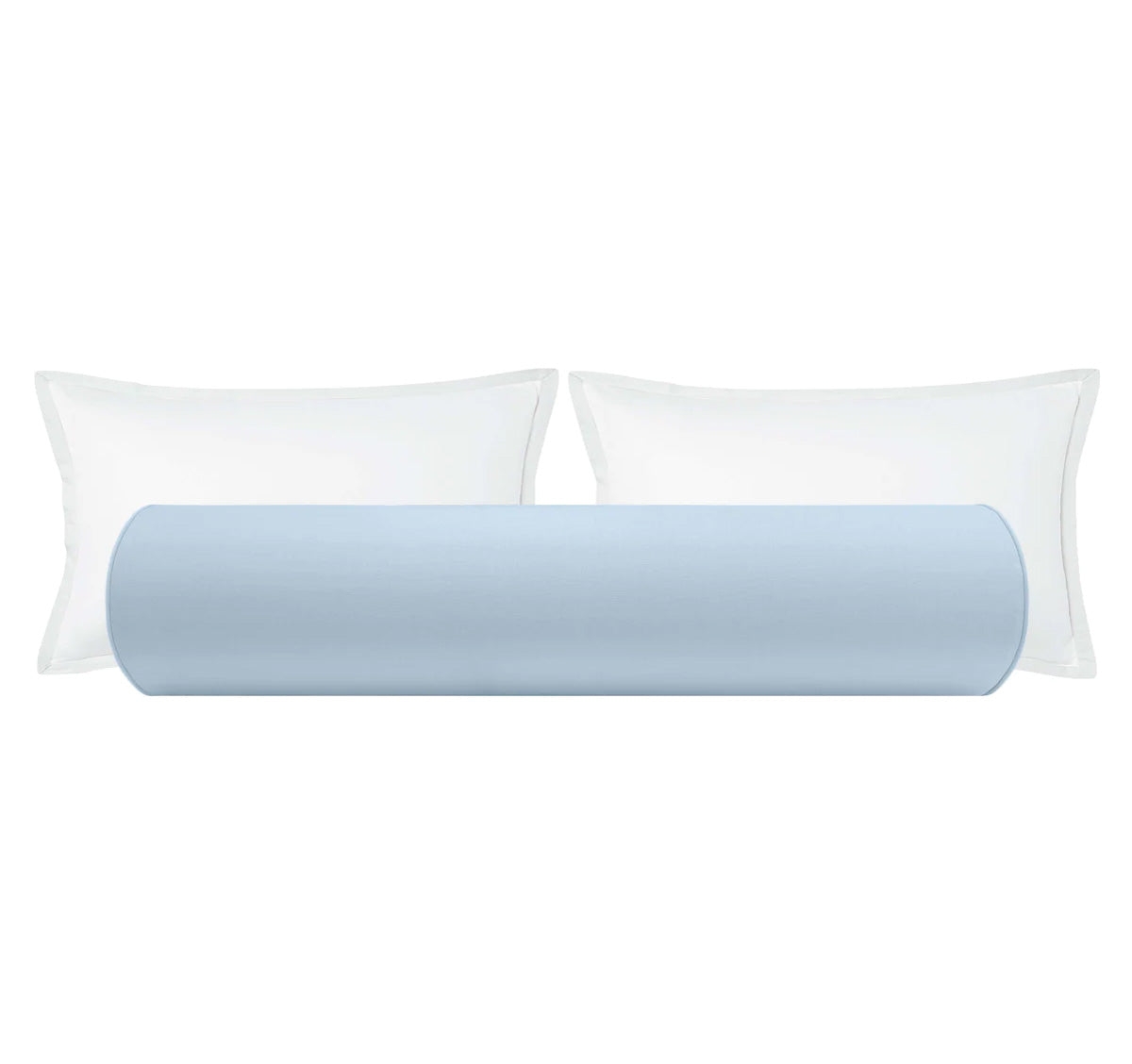 THE BOLSTER :: CLASSIC LINEN // POWDER BLUE - BY THE YARD - Image 0