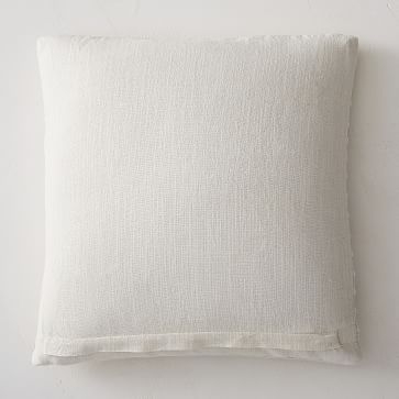 Soft Corded Pillow Cover, 20"x20", Black - Image 3