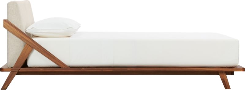 Drommen Acacia Wood King Bed - Image 9