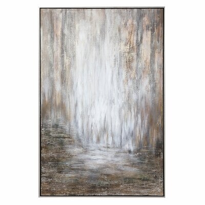 Desert Rain by Matthew Williams - Floater Frame Painting Wood - Image 0