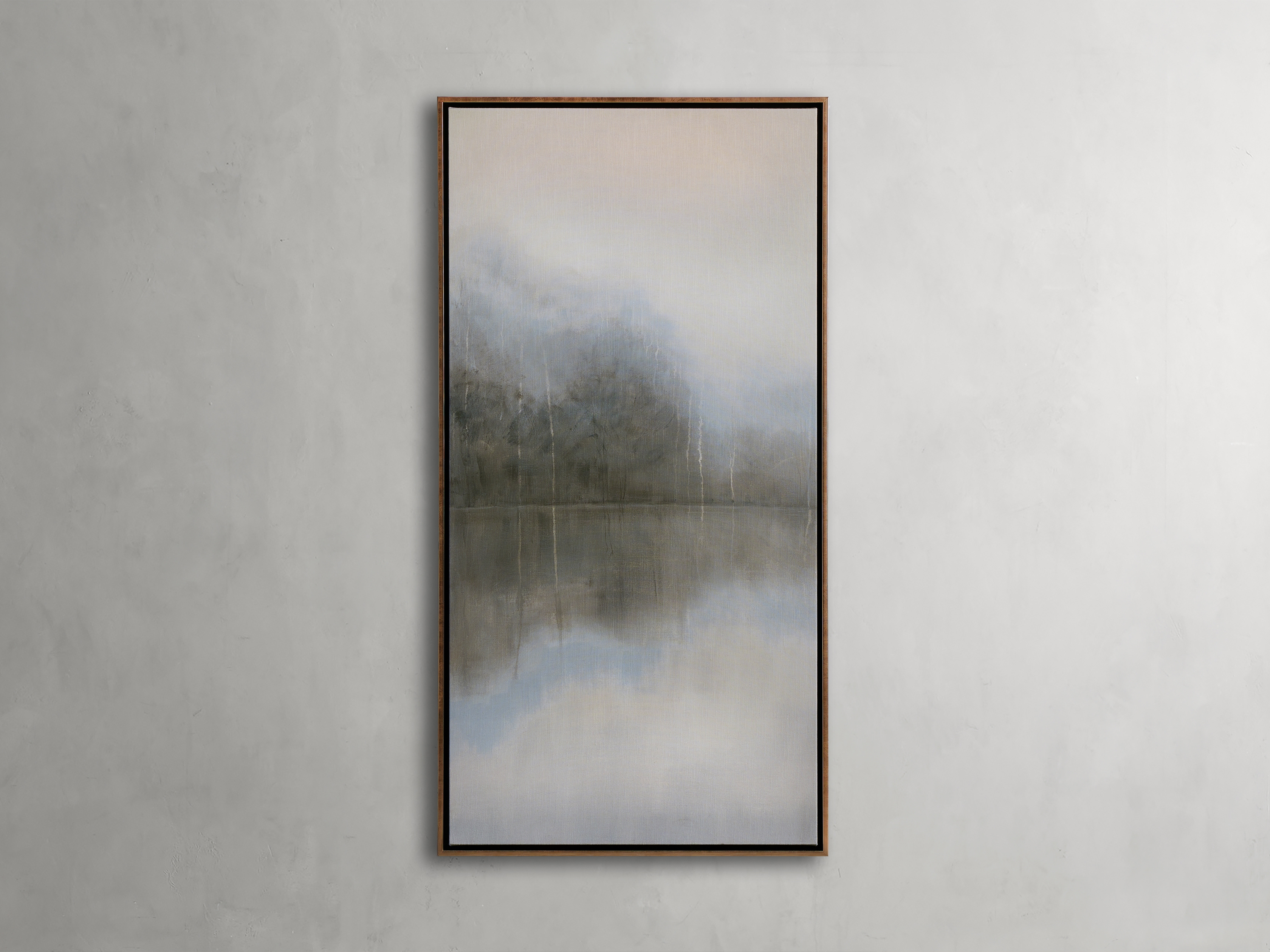 Early Haze I Framed Print in Resin Gray - Image 0