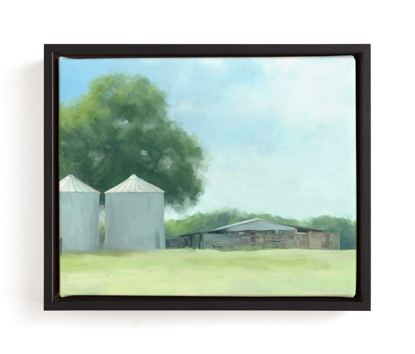 Two Silos Limited Edition Fine Art Print 2 - Image 0