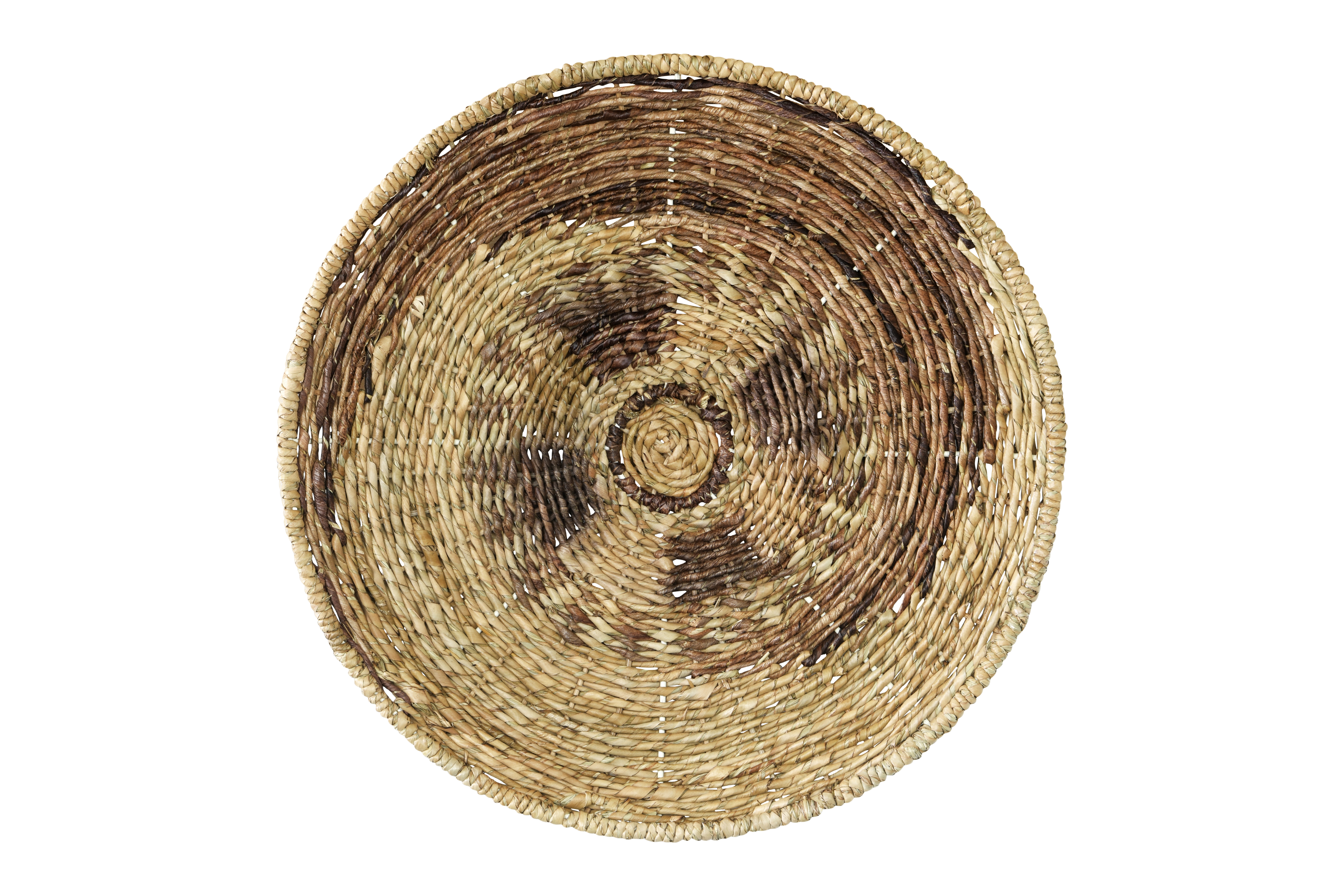 Handwoven Seagrass & Madras Wall Décor - Image 0