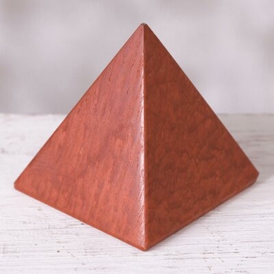 Kadeem Hand-Crafted Jasper Pyramid Sculpture - Image 0
